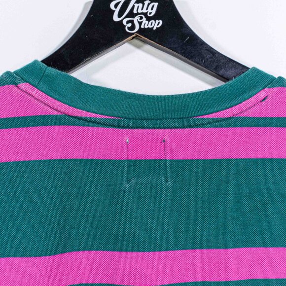 GAP Striped Pocket T-Shirt Surf Skate Medium Y2K Streetwear Grunge Beach - Picture 7 of 7